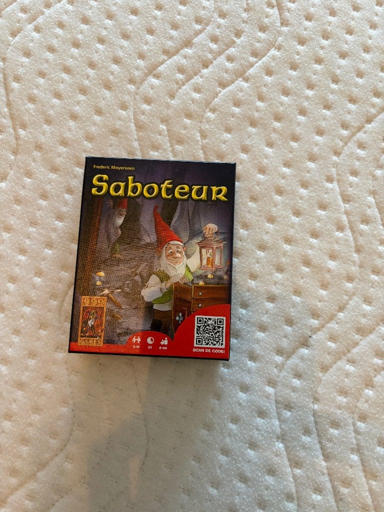 Saboteur, Drie of vier spelers, Ophalen, Zo goed als nieuw