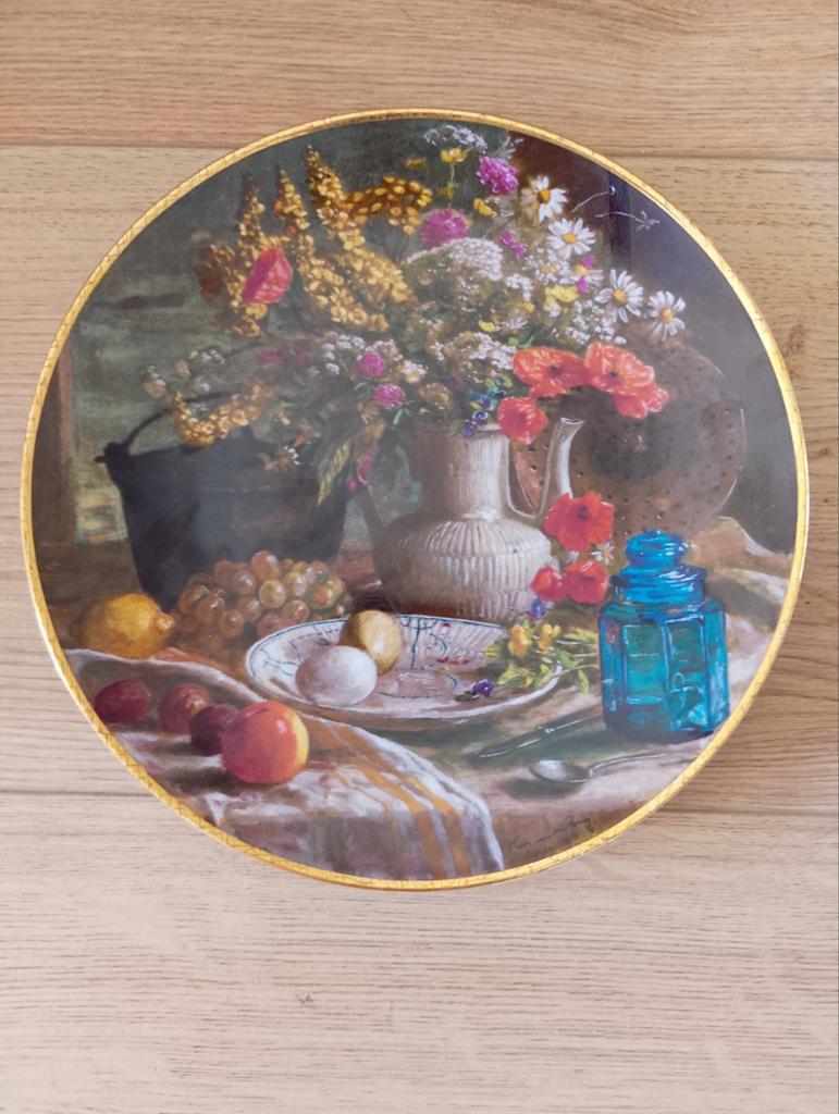 Mosa bord 'Ochtend Stilleven' - Kees van den Berg, Antiek en Kunst, Ophalen of Verzenden