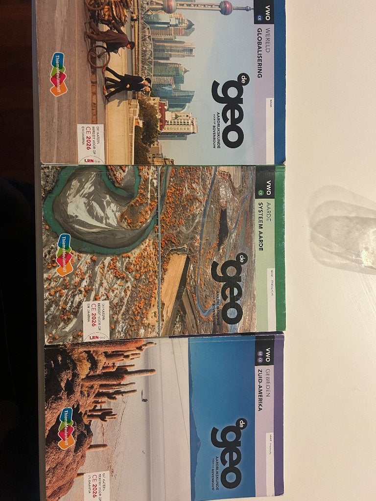 Aardrijkskunde geo vwo 4/5, Boeken, Schoolboeken, Ophalen of Verzenden, Zo goed als nieuw, VWO, Aardrijkskunde