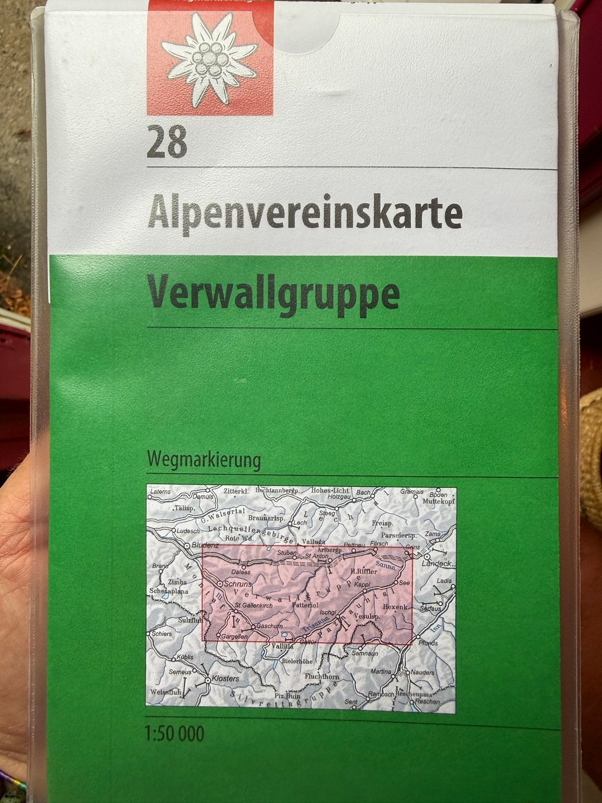 Alpenvereinskarte 28 Verwallgruppe - Wandelkaart, Overige merken, Fiets- of Wandelgids, Europa, Nieuw