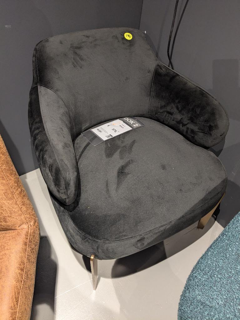 NIEUWE RICHMOND VELVET FAUTEUIL VOOR ABSOLUTE SPOTPRIJS, Ophalen, MODERN, Nieuw, 75 tot 100 cm