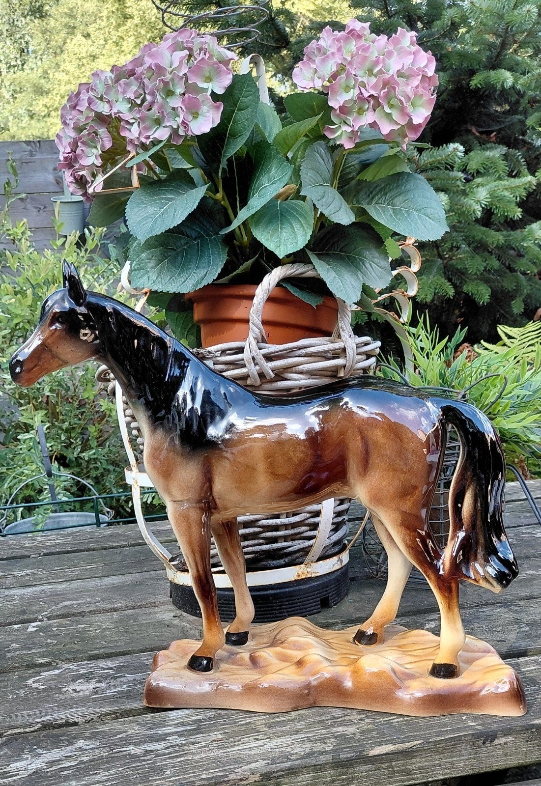 paard porselein, Antiek en Kunst, Ophalen of Verzenden