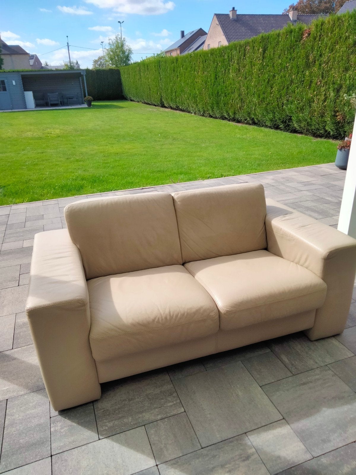 2-zits bankstel 170 cm breed, Huis en Inrichting, Ophalen, Gebruikt, 150 tot 200 cm, Tweepersoons