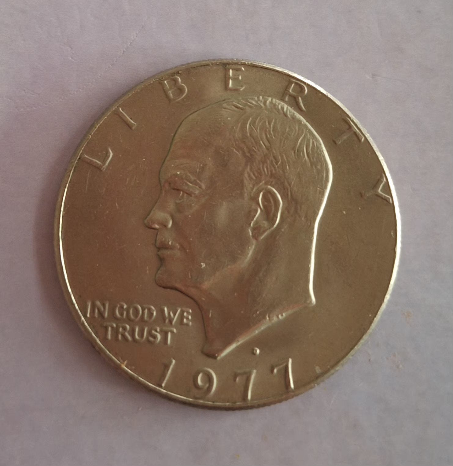 Zilveren Eisenhower Dollar 1977 - Amerikaanse munt, Postzegels en Munten, Munten | Amerika, Ophalen of Verzenden, Noord-Amerika