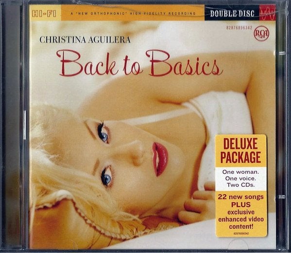 Christina Aguilera – Back To Basics Deluxe Edition 2XCD, Verzenden, Zo goed als nieuw, Pop, Album