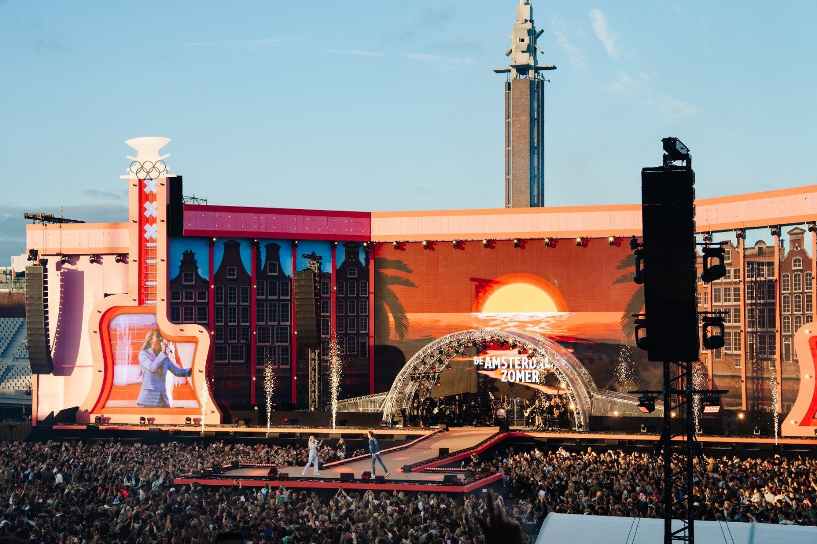 4 tribunekaarten voor de Amsterdamse Zomer zondag 5 juli, Tickets en Kaartjes, Twee personen, Juli