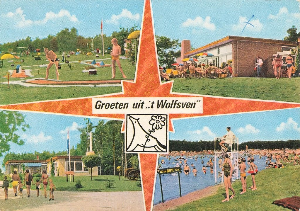 Mierlo, Recreatiepark 't Wolfsven, Ophalen of Verzenden, 1960 tot 1980, Gelopen, Noord-Brabant