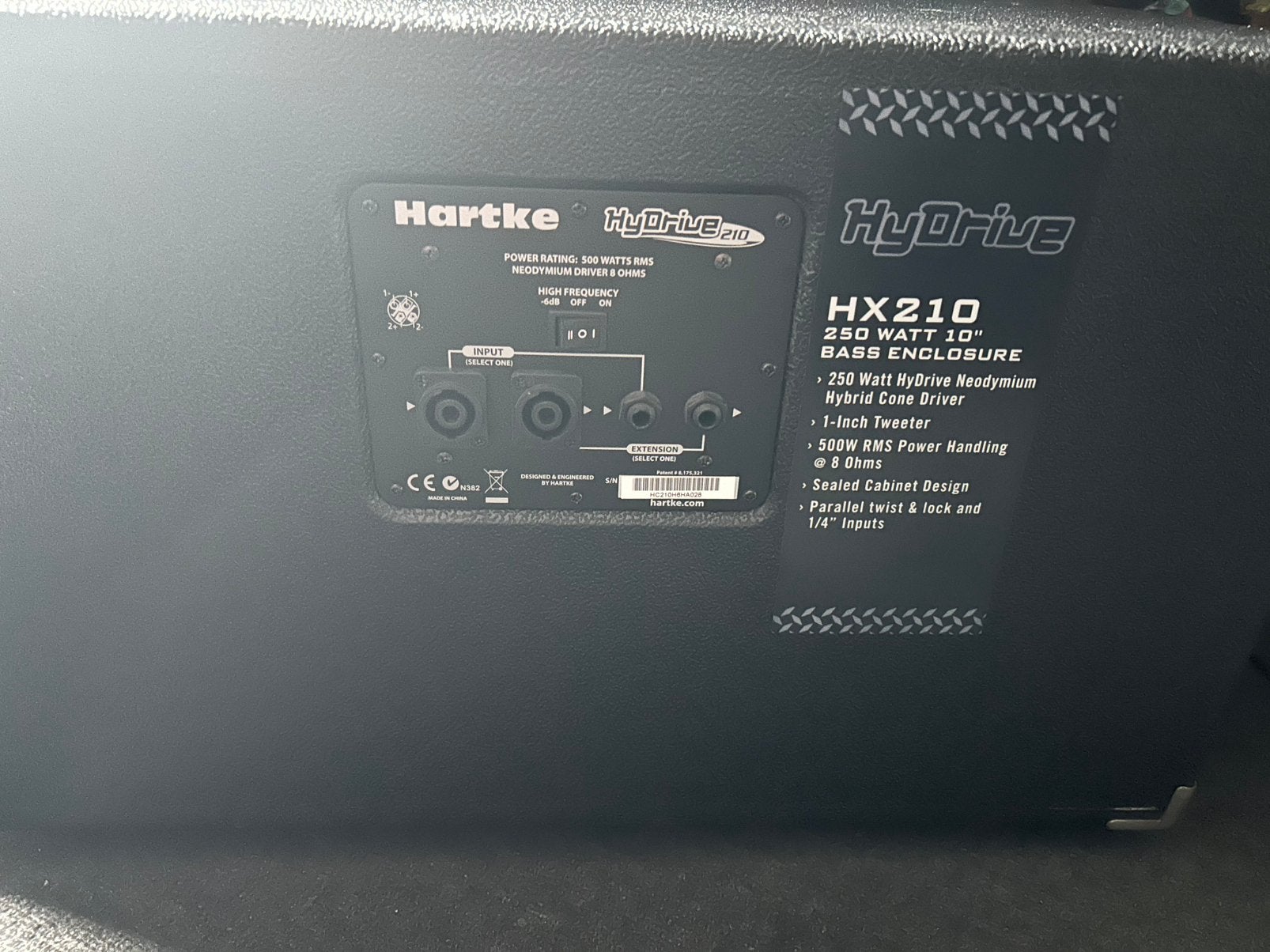 Hartke versterker + Cabinet, Ophalen of Verzenden, 100 watt of meer
