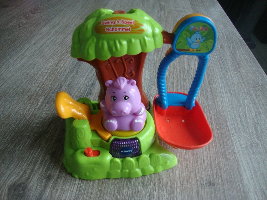 VTech ZoomiZooz Swing & Speel Schommel z.g.a.n., Kinderen en Baby's, Ophalen of Verzenden, Zo goed als nieuw, 6 maanden tot 2 jaar
