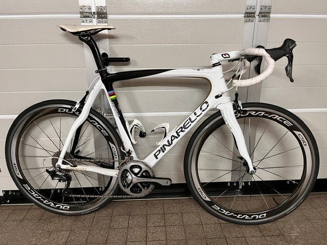 PINARELLO DOGMA 65.1 RACEFIETS   DURA ACE   MAAT 57, 28 inch, Gebruikt, Carbon, Velgrem