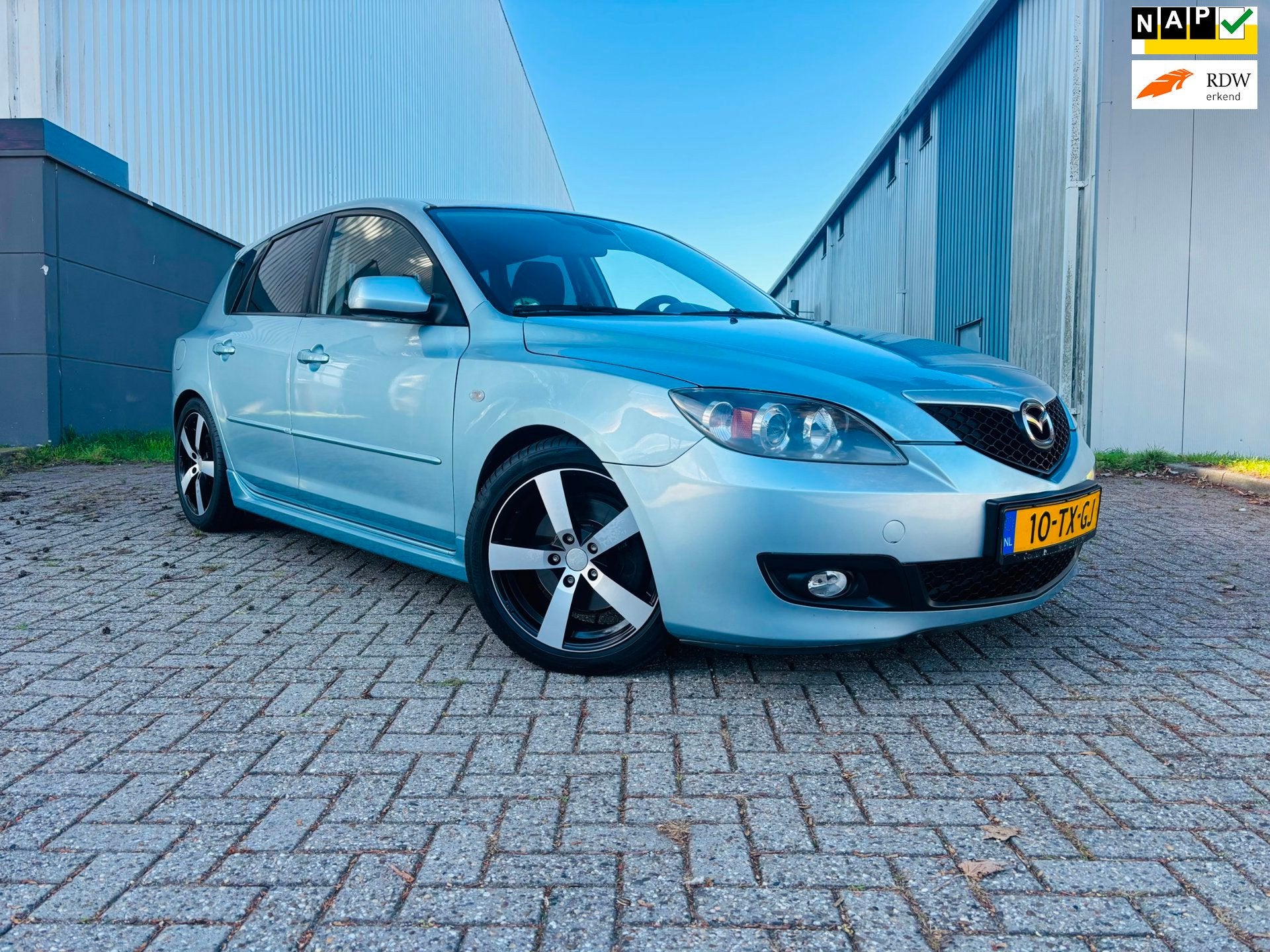 Mazda 3 2.0 S-VT Executive NIEUWE APK, Stof, Gebruikt, Zwart, 4 cilinders