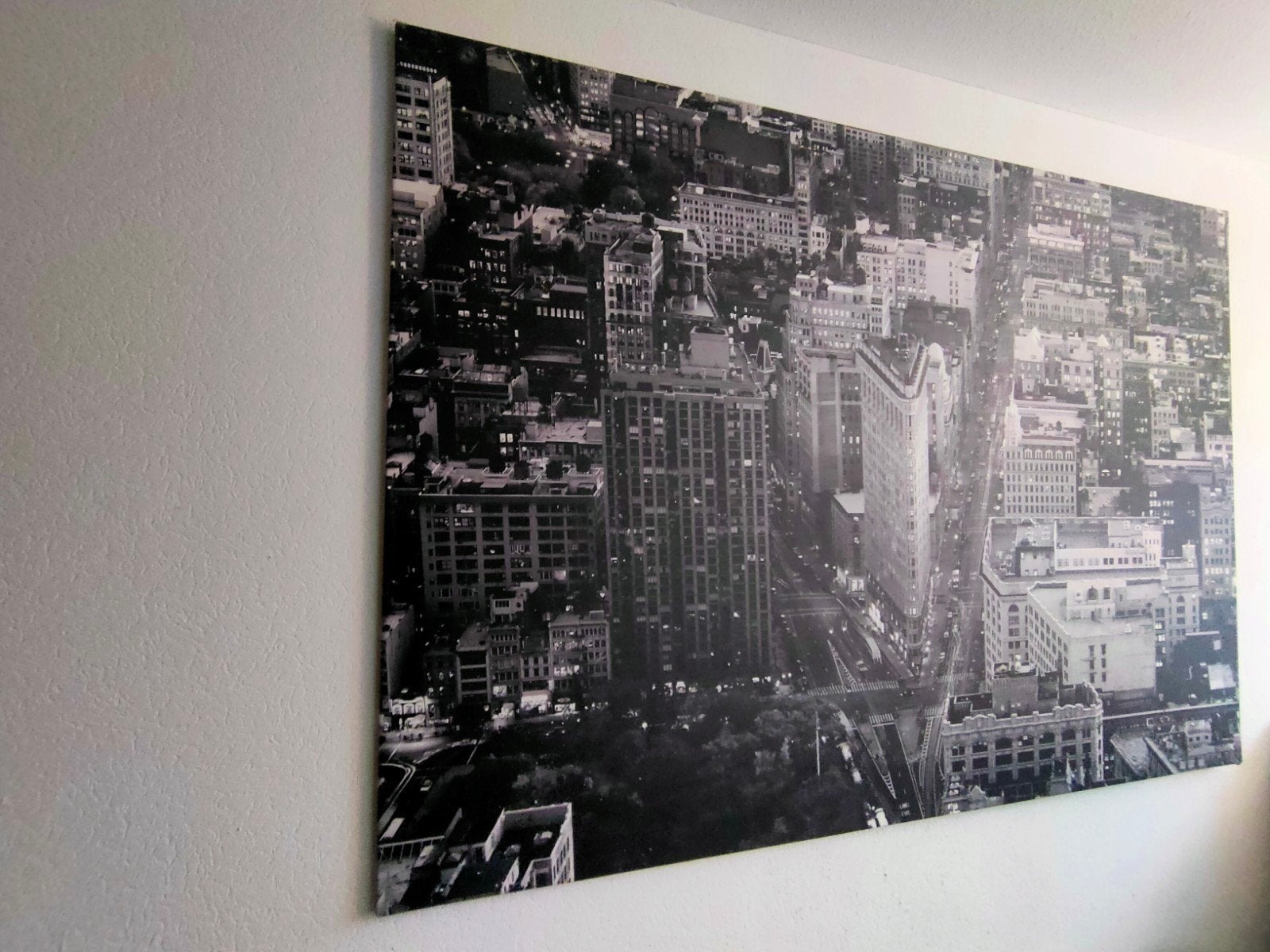 Ikea Flatiron Building New York 200x140, Ophalen, Zo goed als nieuw, 125 cm of meer, Print