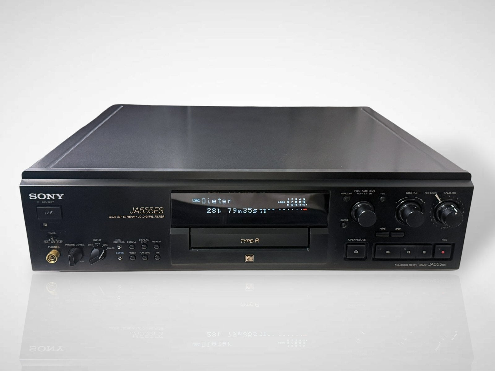 Sony JA555ES, Ophalen, Minidisc-speler, Sony, Sony