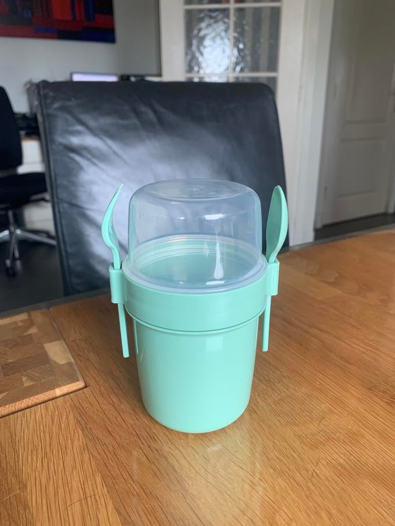 Yoghurt/lunch beker, Overige typen, Ophalen of Verzenden, Nieuw, Groen