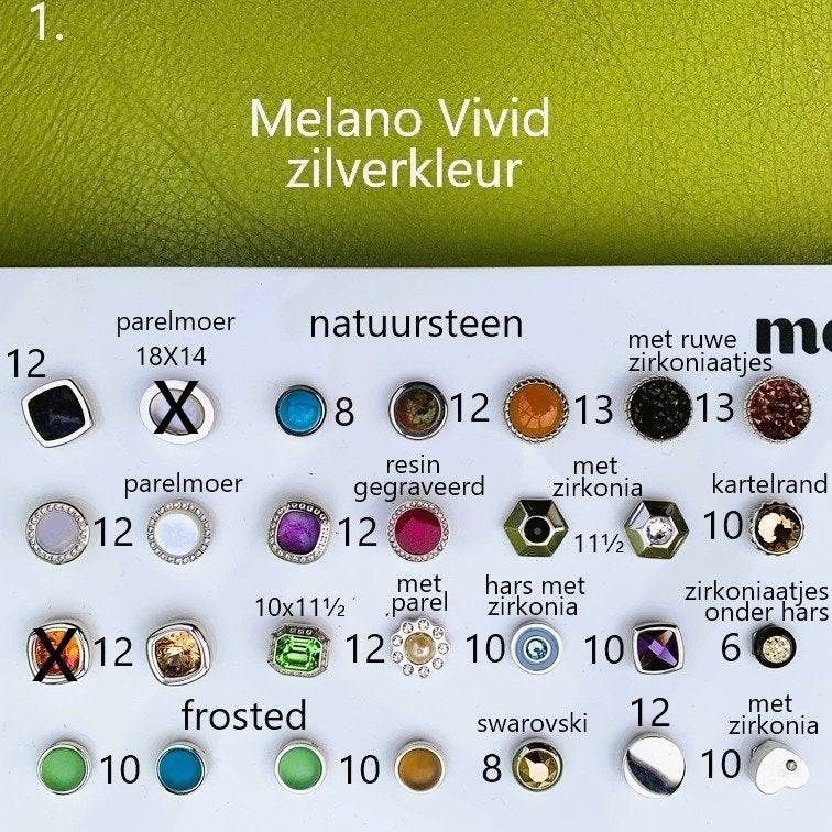 Melano VIVID Zettingen+Ringen+Armbanden+Oorbellen en Ketting, Sieraden, Tassen en Uiterlijk, Ringen, IJzer of Staal, Nieuw, Ophalen of Verzenden