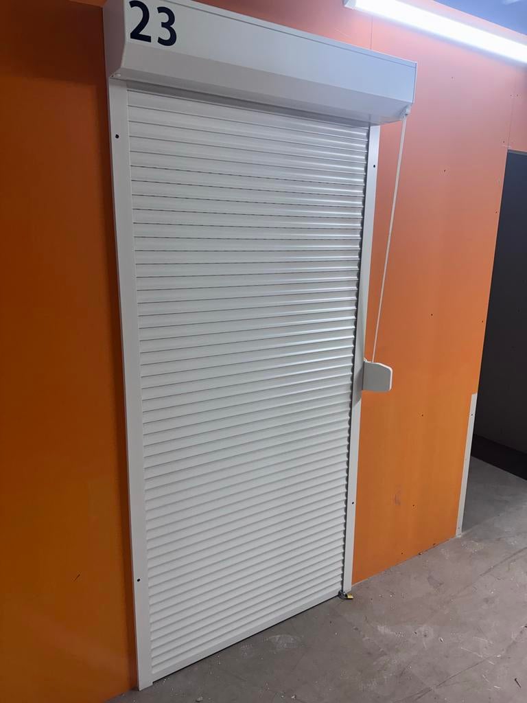 Witte Roldeur - Ideaal voor opslag of garage, Gebruikt, 100 tot 150 cm, 200 cm of meer, Wit