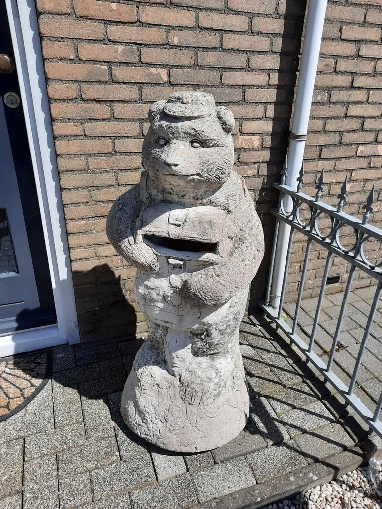 Betonnen beeld brievenbus beer, Tuin en Terras, Tuinbeelden, Ophalen of Verzenden