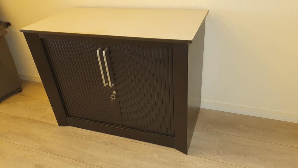 Stevige dossier/archiefkast, roldeuren (OPHALEN WAALWIJK), Ophalen, Overige materialen, 100 tot 150 cm, Zo goed als nieuw