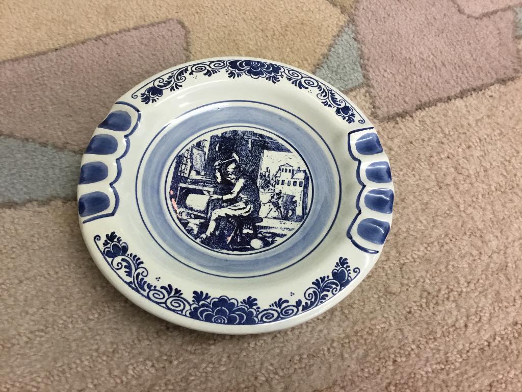 Delfts blauw bord, Ophalen of Verzenden