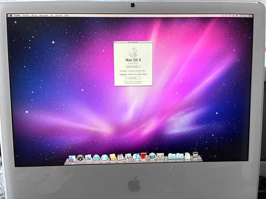 Apple iMac 6,1 met 24" scherm, Ophalen, Gebruikt, 2 tot 3 Ghz, IMac