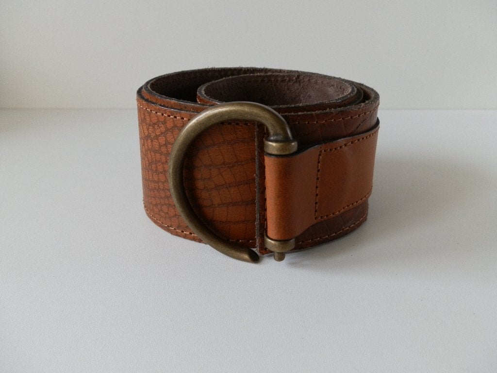 Josephine & Co riem. Leer., Josephine & Co, 80 tot 90 cm, Bruin, Echt leder