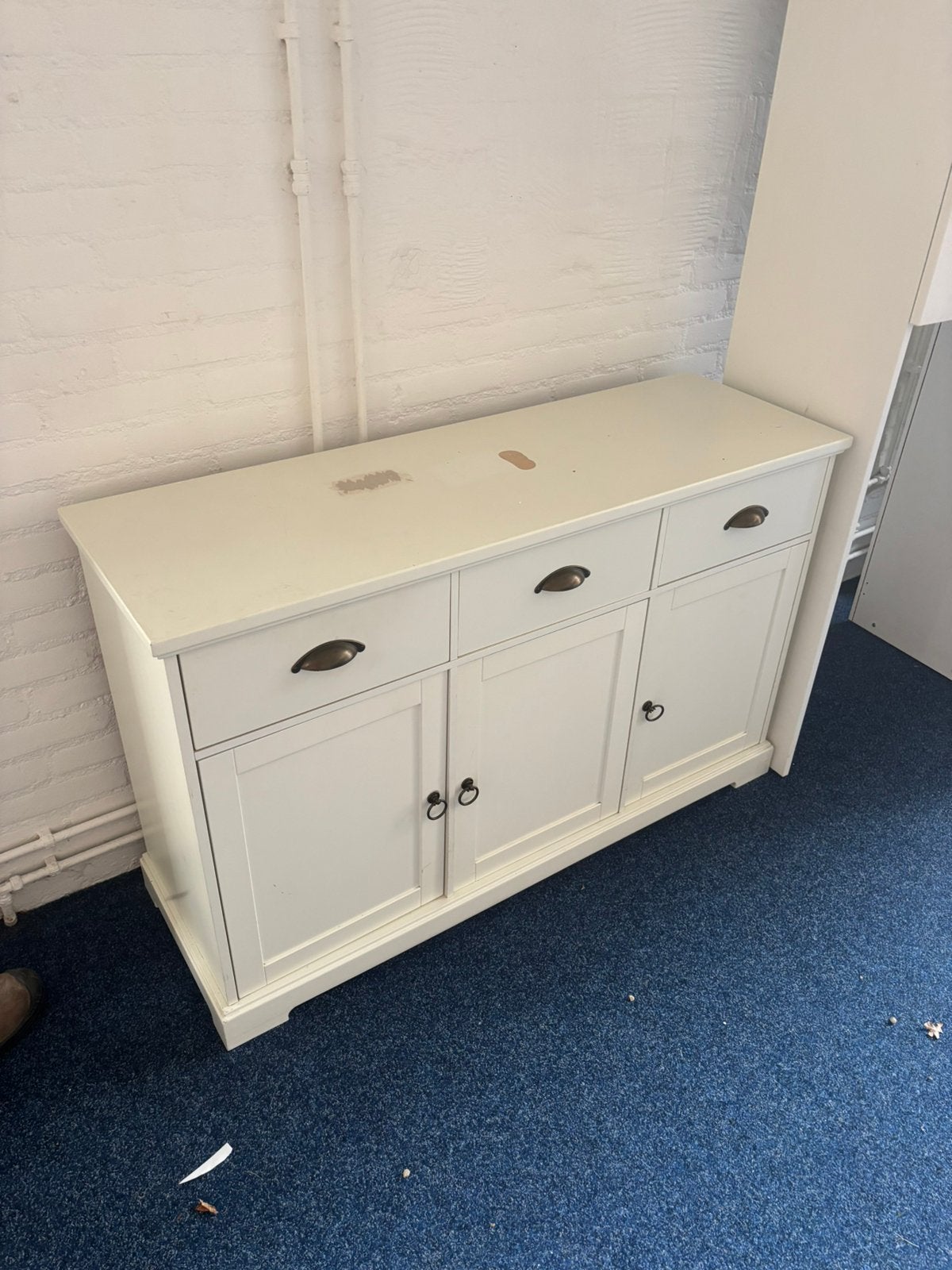 wit dressoir 75*40*125, Ophalen, Gebruikt, 25 tot 50 cm, 100 tot 150 cm