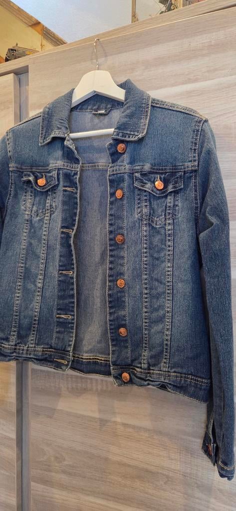 Spijkerjasje maat 38, Kleding | Dames, Maat 38/40 (M), Blauw, Zeeman, Ophalen of Verzenden