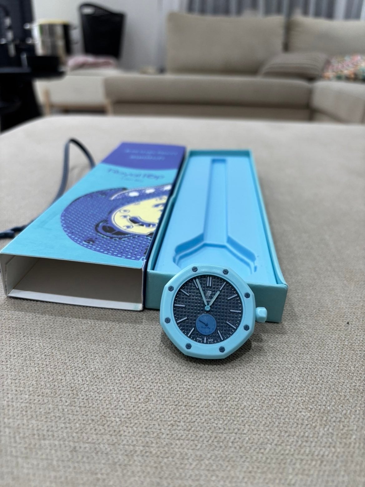 Audemars Piguet x Swatch Royal Pop lan ba, Leer, Swatch, Nieuw, Ophalen of Verzenden