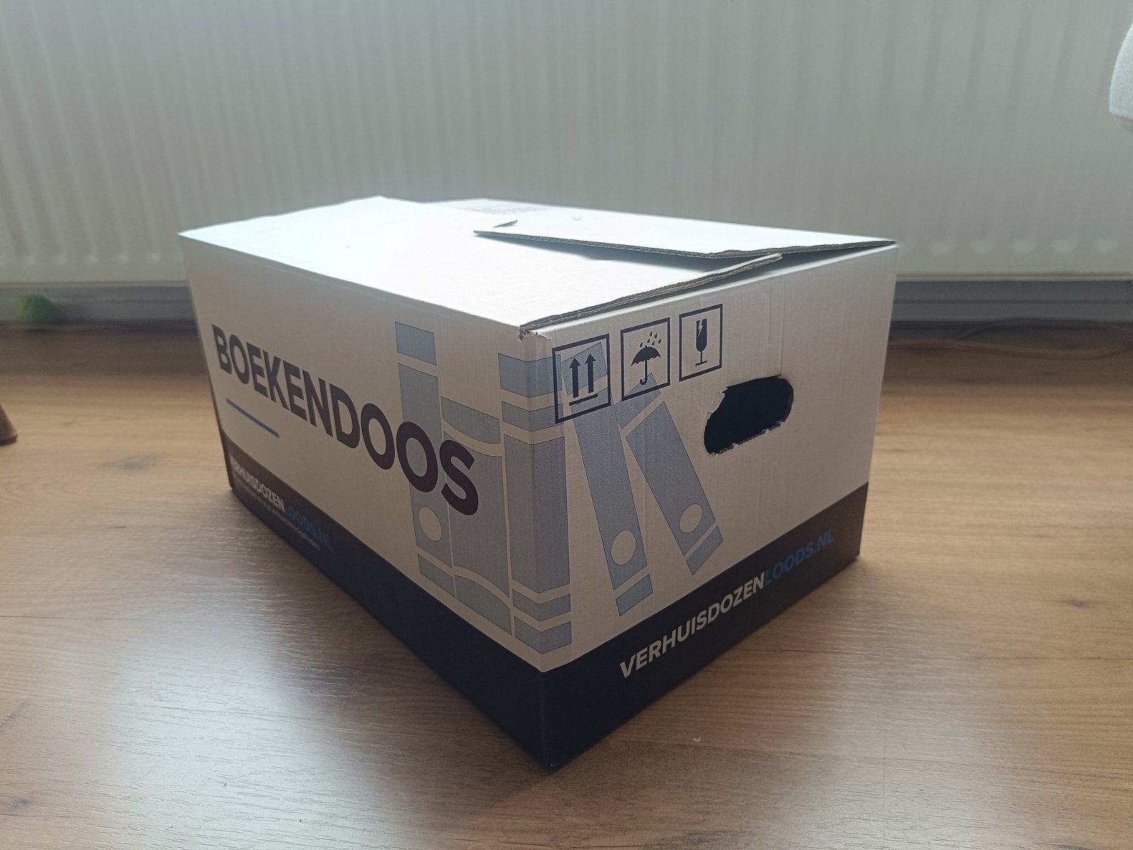 18 boek verhuisdozen 1x gebruikt, Ophalen, Doos, Opvouwbaar, 50 tot 75 cm