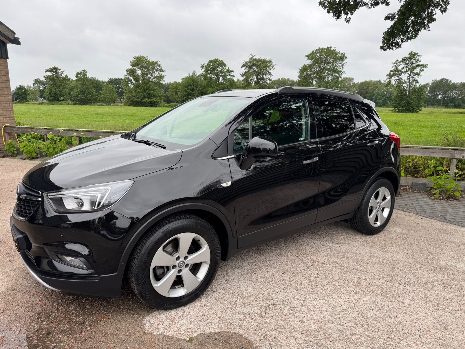 Opel MokkaX 1.4 Turbo 140pk Start/stop 2017 Zwart, Voorwielaandrijving, Zwart, Leder en Stof, Zwart