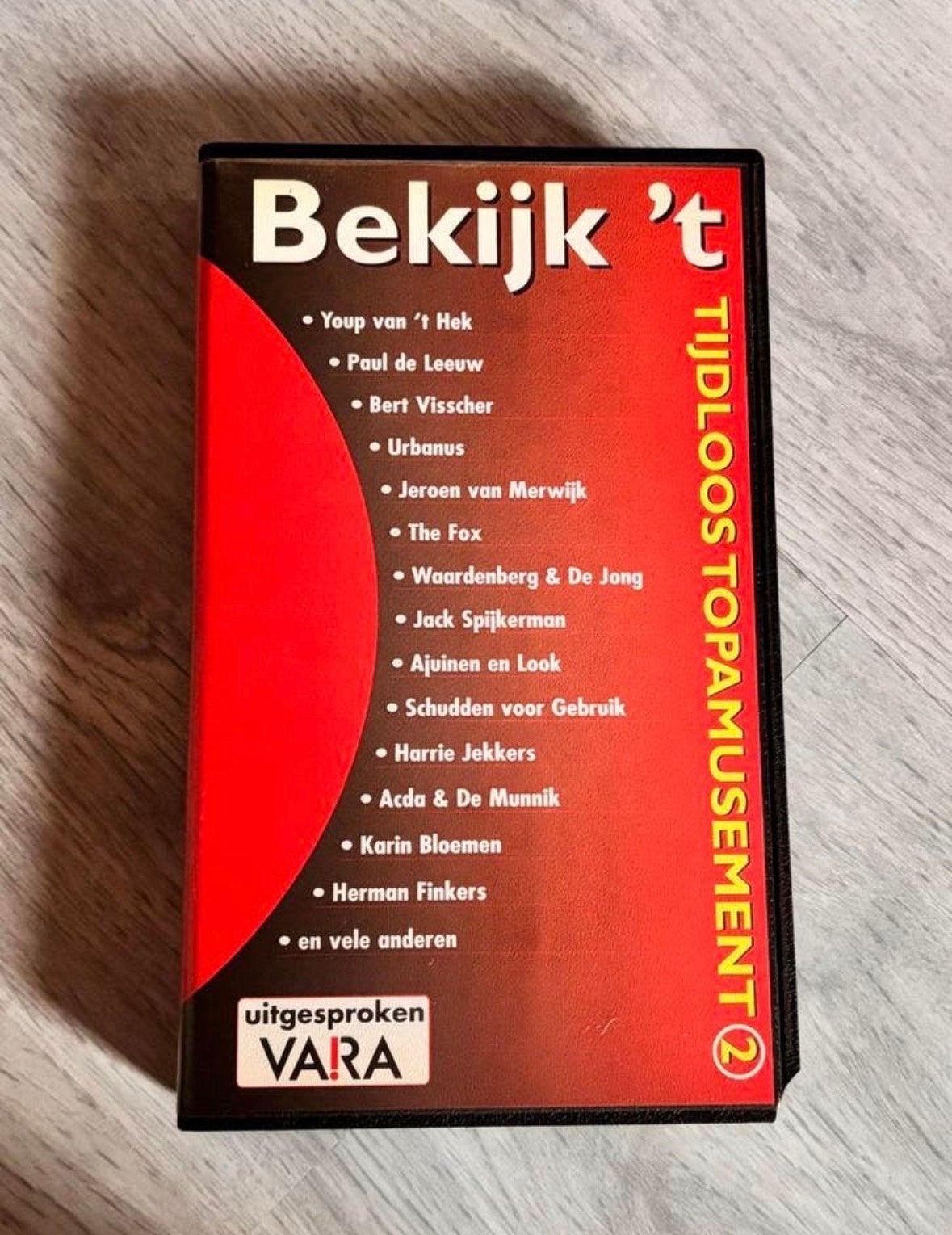 #2 Bekijk 't Tijdloos Topamusement 2 VHS, Cd's en Dvd's, Alle leeftijden, Ophalen of Verzenden, Gebruikt, Tv-serie of Tv-programma