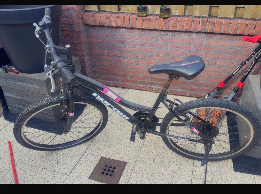 Gebruikte mountainbike voor dames - Zwart, Overige merken, Gebruikt, Velgrem, 49 tot 53 cm