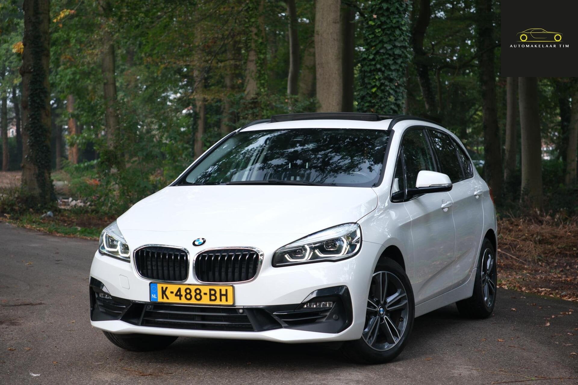BMW 2-serie Active Tourer 220i High Executive Edition, Auto's, 1998 cc, Gebruikt, Euro 6, Leder en Stof