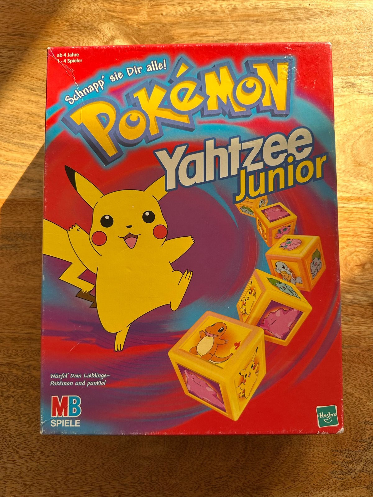 Pokémon Yahtzee Retro Spel van Mb Parker - Compleet!, Ophalen of Verzenden, Zo goed als nieuw, Overige typen