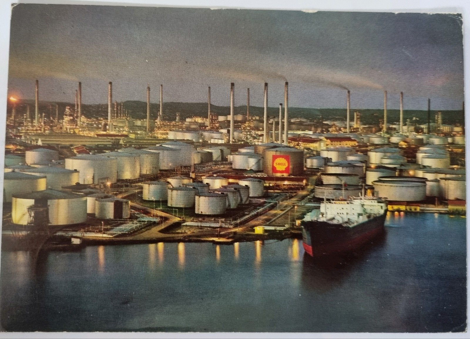 Curaçao Olieraffinaderij Shell, Verzamelen, Ophalen of Verzenden, 1940 tot 1960, Gelopen