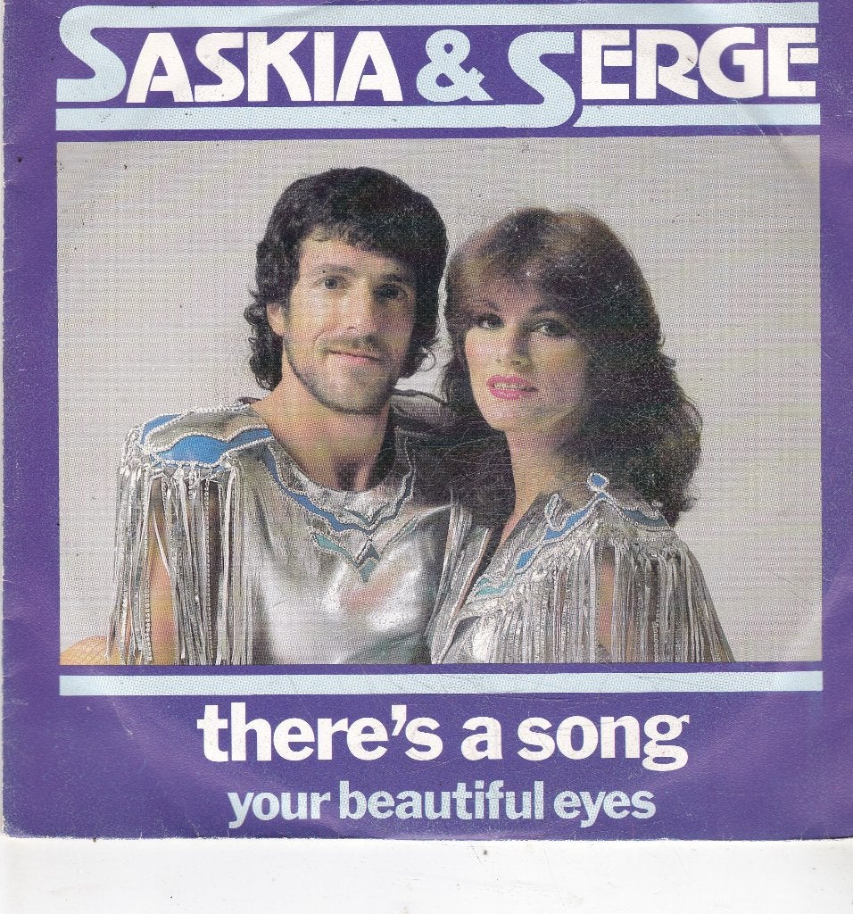 7" Single Saskia & Serge - There's a song, Cd's en Dvd's, Ophalen of Verzenden, Gebruikt, 7 inch, Pop