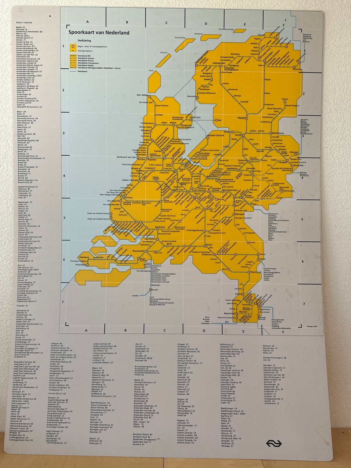 Sporenkaart NS Nederland, Verzamelen, Ophalen