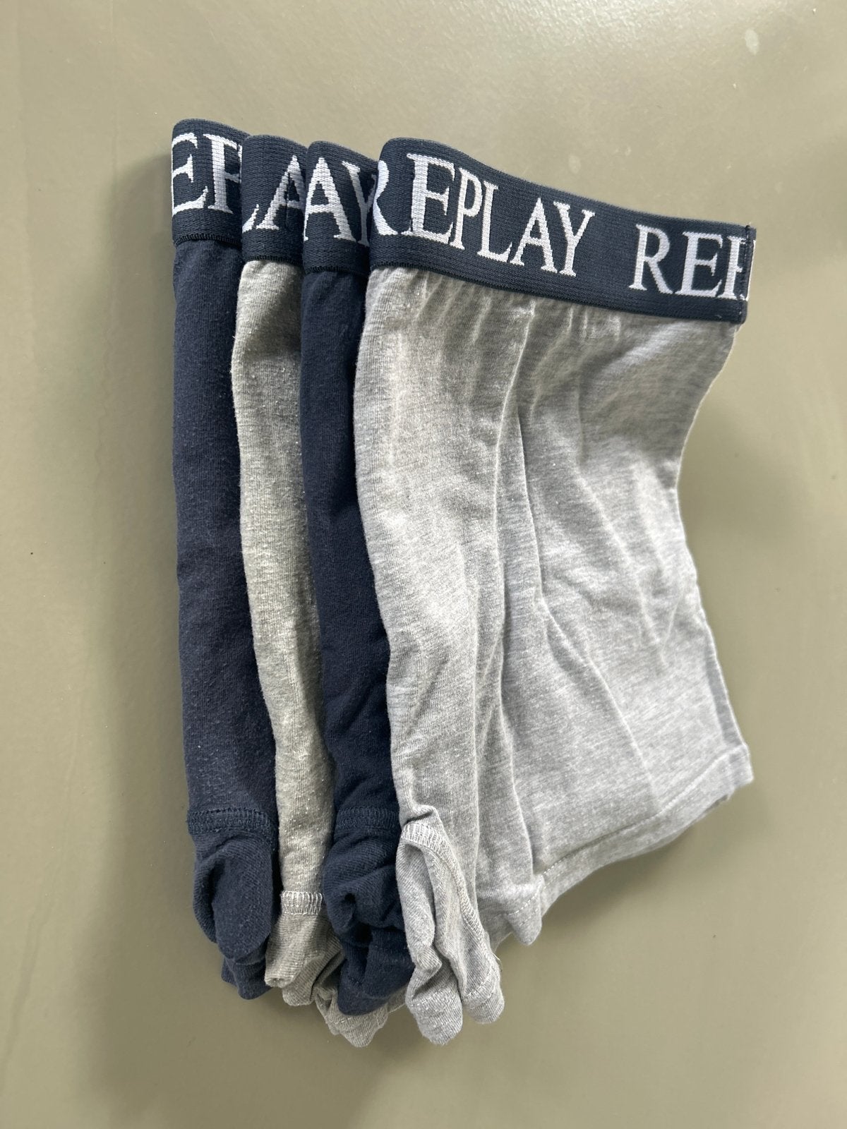 Replay Boxers - Grijs en Blauw (4 stuks), Kleding | Heren, Ondergoed, Ophalen of Verzenden, Overige kleuren, Boxer