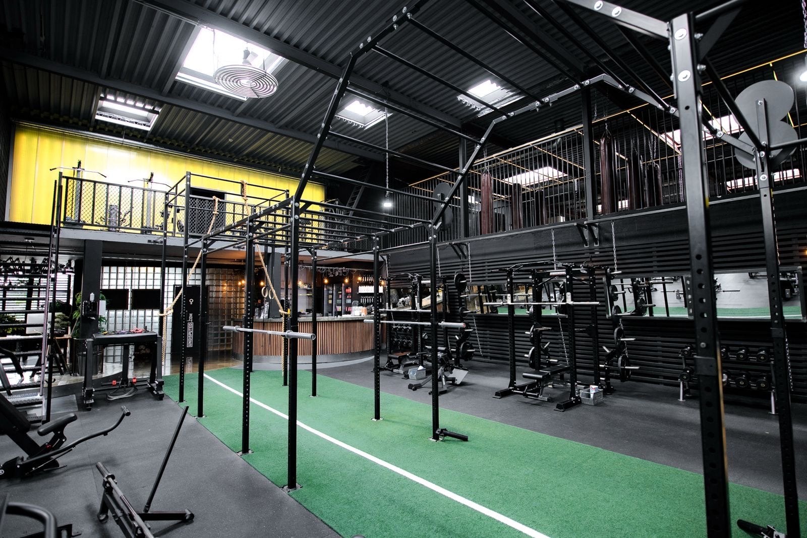 Professionele Fitness Rig met Monkey Bar - Powercage, Ophalen, Zo goed als nieuw, Armen, Overige typen