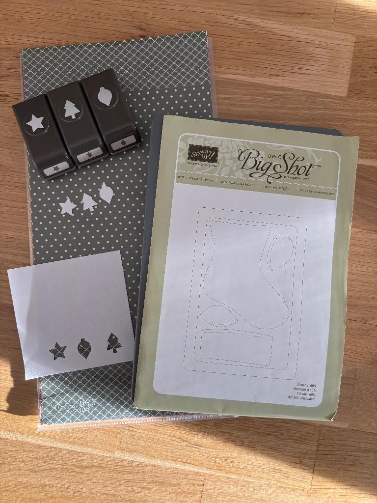 Stampin' Up! | Kerstsok - pakket, Hobby en Vrije tijd, Kaarten | Zelf maken, Ophalen of Verzenden, Zo goed als nieuw, Kerst, Pons of Mal