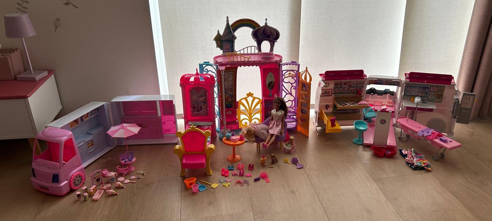 Barbie dreamtopia en ambulance set, Ophalen of Verzenden, Zo goed als nieuw, Barbie