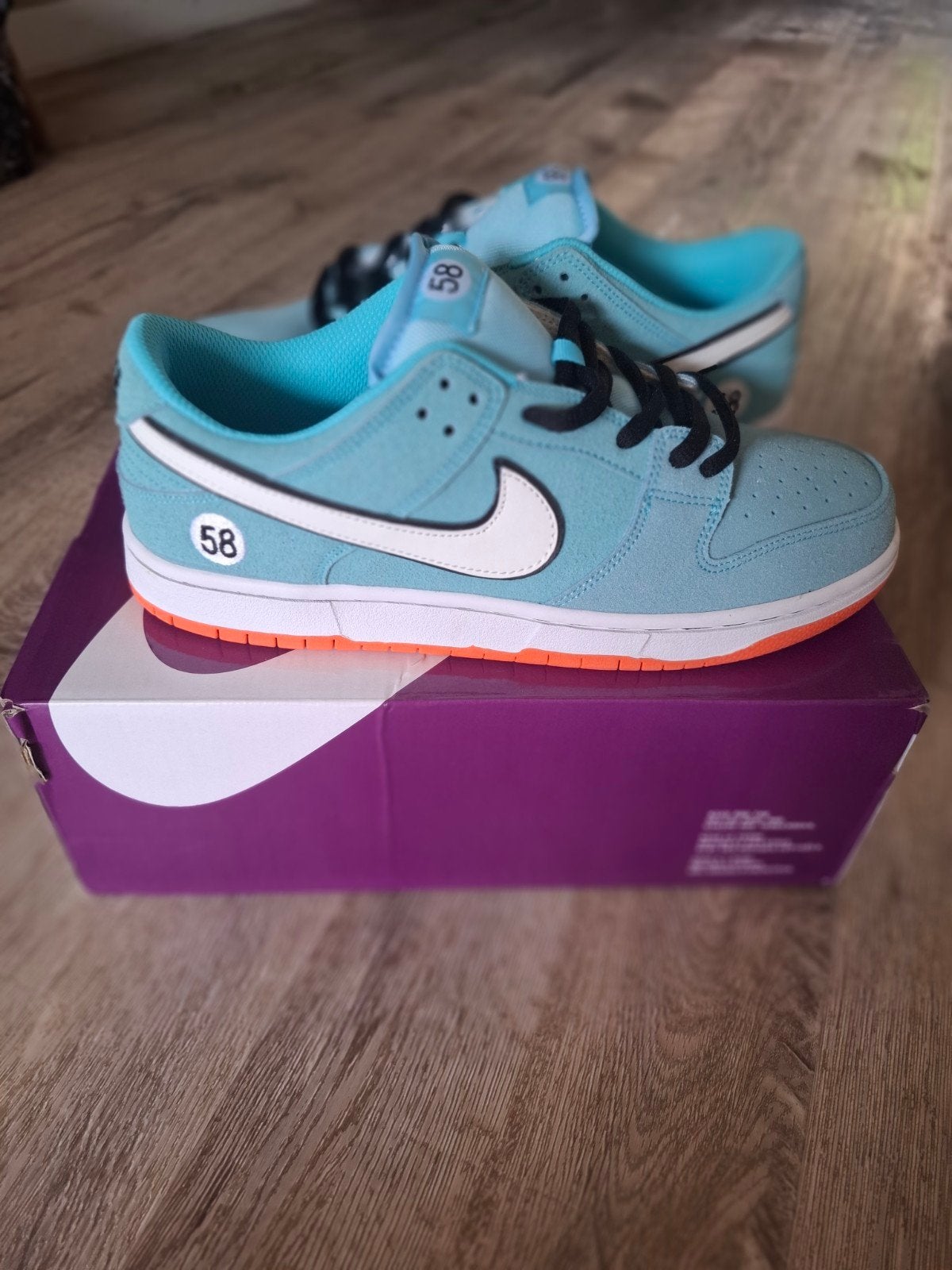 Nike SB Dunk Low Club 58 Gulf - Maat 44 (US 10), Blauw, Nike, Nieuw, Ophalen of Verzenden