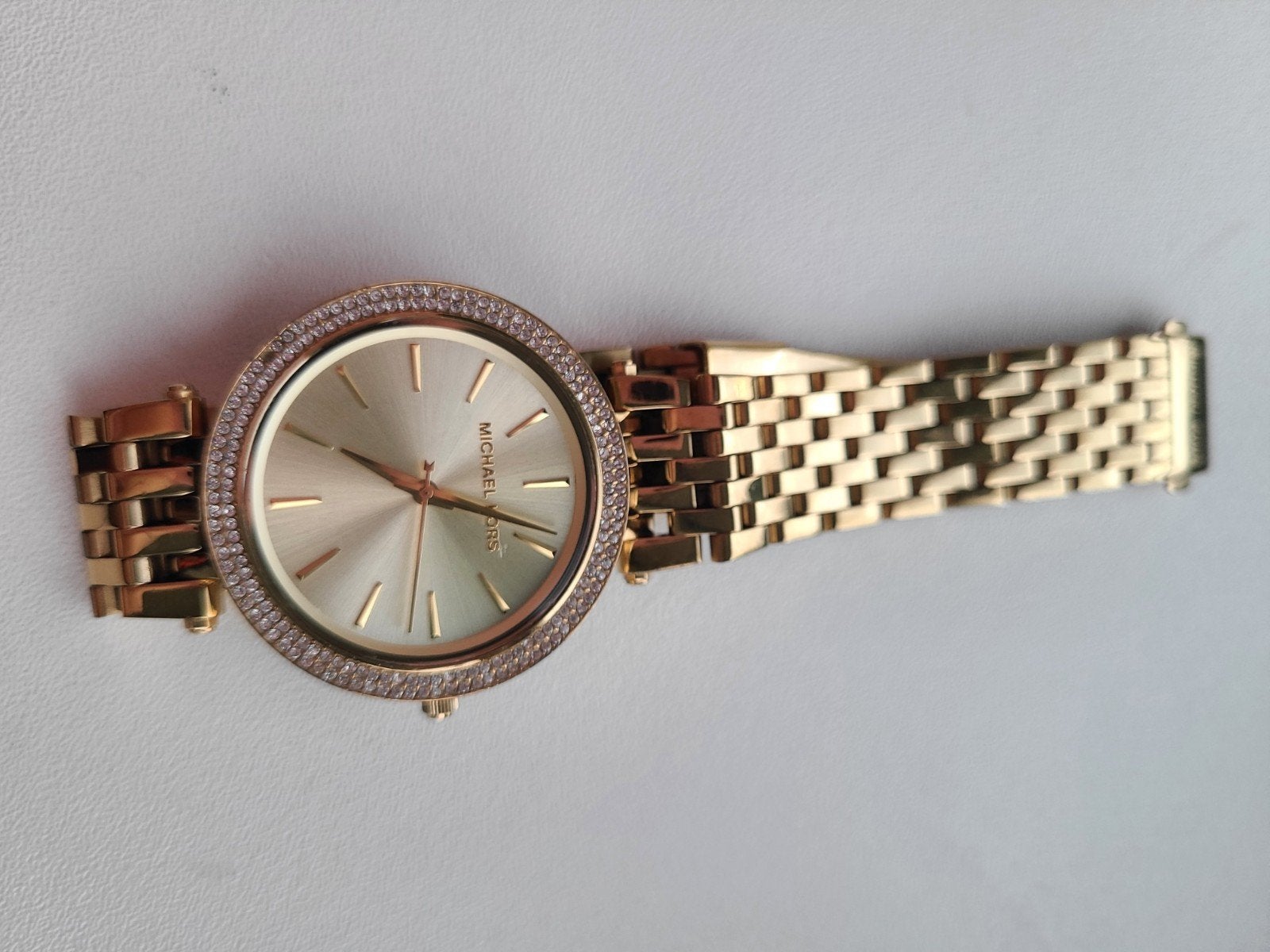 Michael Kors Dameshorloge Goudkleurig, Sieraden, Tassen en Uiterlijk, Horloges | Dames, Overige merken, Staal, Ophalen of Verzenden