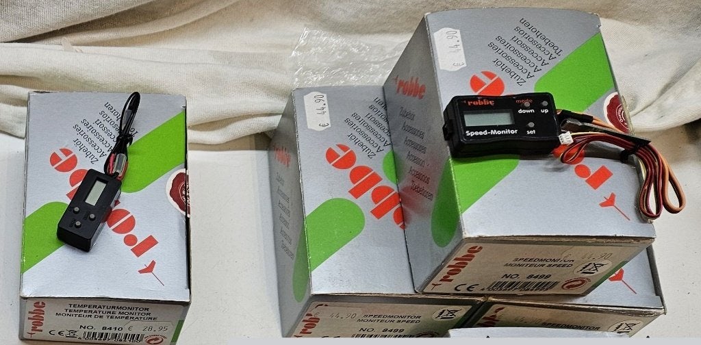 Robbe Futaba speed en temp monitor, Hobby en Vrije tijd, Ophalen of Verzenden, Nieuw