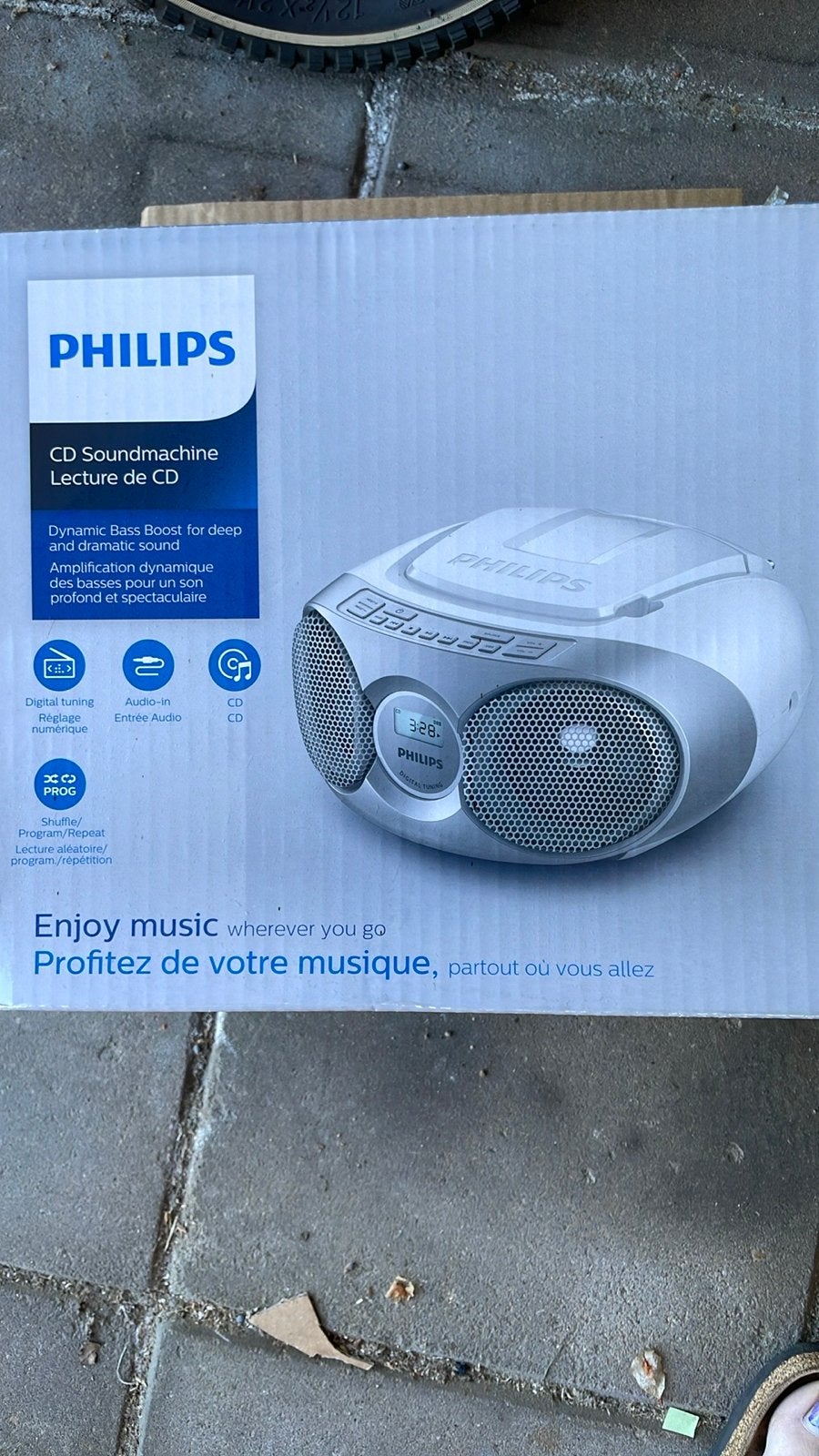 Philips radio/ cd speler, Ophalen, Zo goed als nieuw, Radio, Met cd-speler