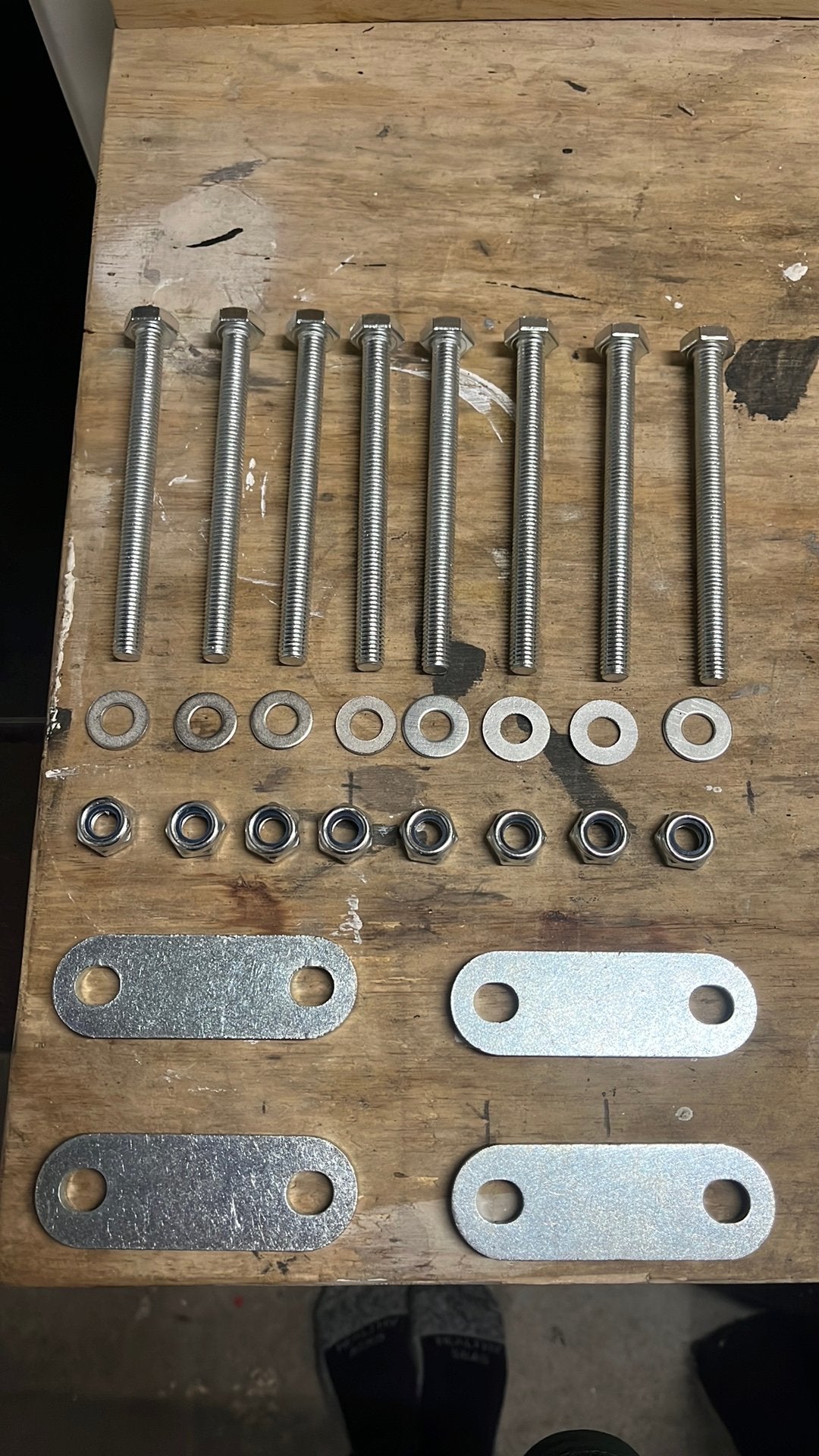 montage set disselbak, Ophalen of Verzenden, Nieuw, 100 tot 250 mm, Bouten of Moeren