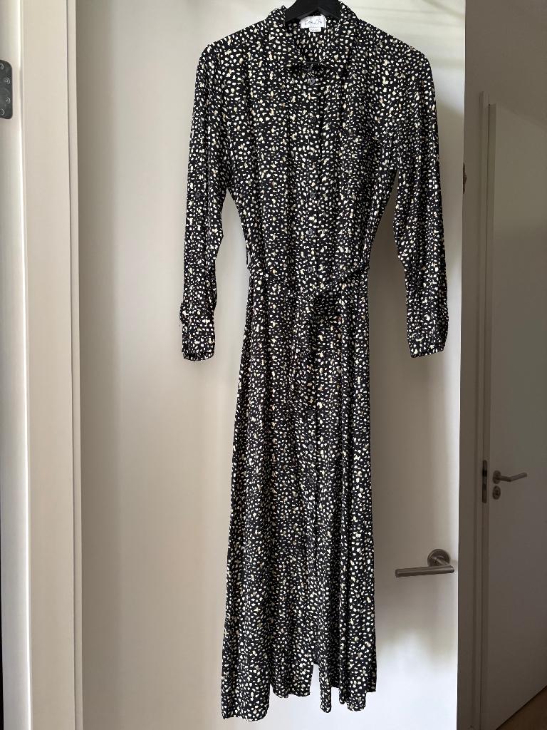 Cotton Club lange jurk, Kleding | Dames, Jurken, Zwart, Maat 42/44 (L), Ophalen of Verzenden, Zo goed als nieuw