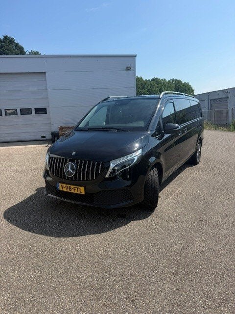 Mercedes-Benz V 300 300d Extra Lang Dubbel Cabine, Auto's, Automaat, Zwart, 4 cilinders, 2500 kg