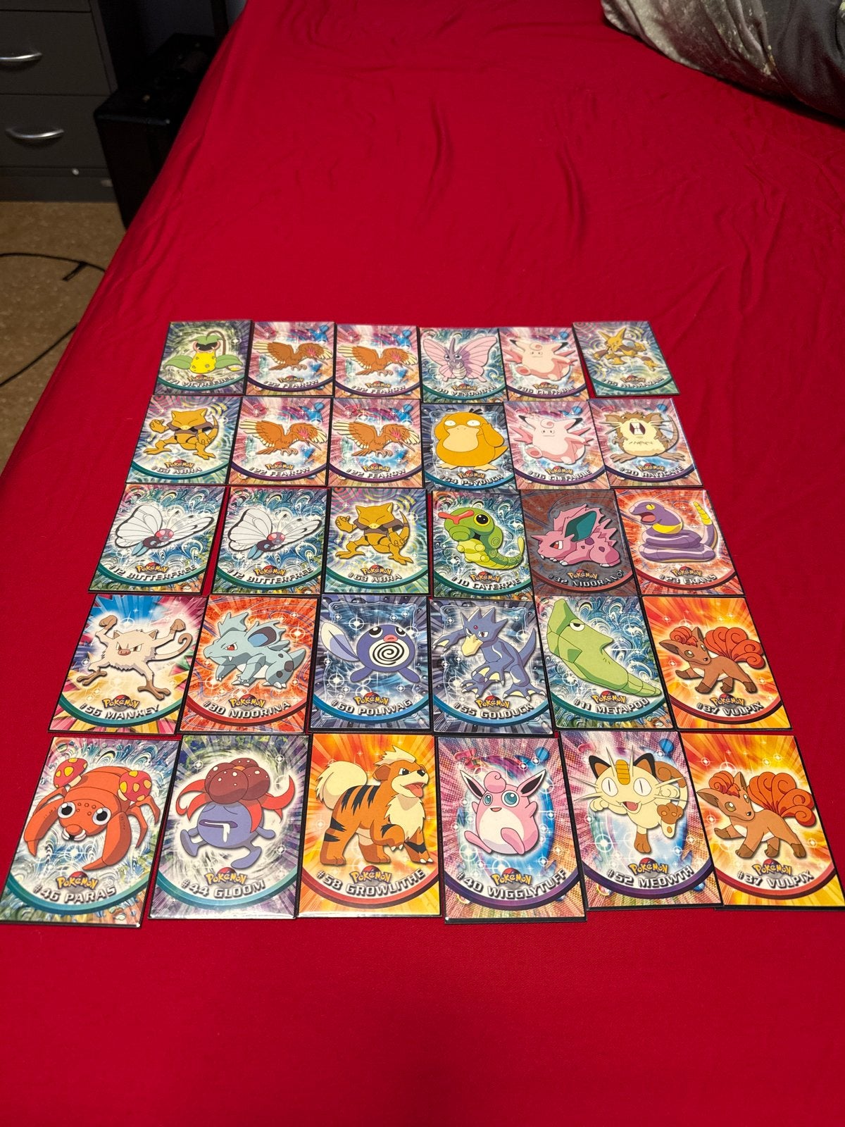 Pokémon Topps kaarten - Serie 1, Hobby en Vrije tijd, Verzamelkaartspellen | Pokémon, Ophalen of Verzenden, Gebruikt, Meerdere kaarten