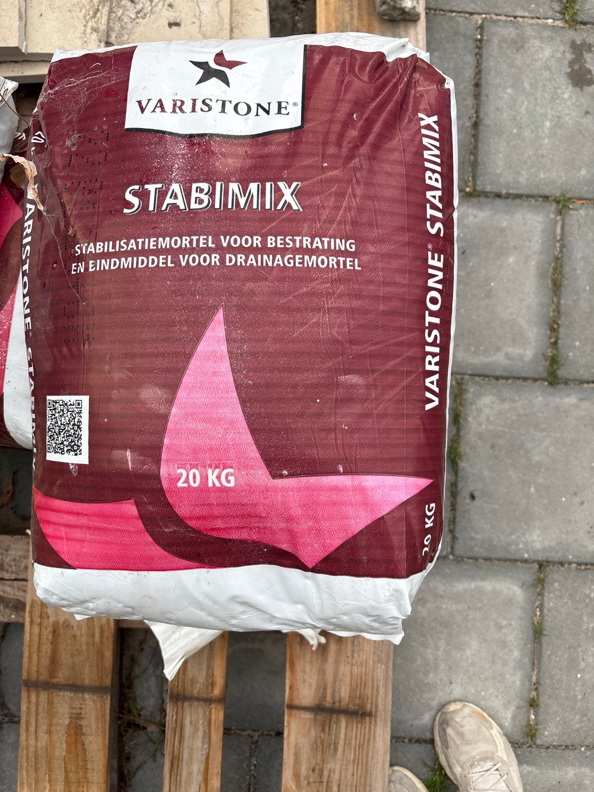 8 zakken Varistone Stabimix 20kg - Stabilisatiemortel, Ophalen, Nieuw, Overige materialen, Overige typen